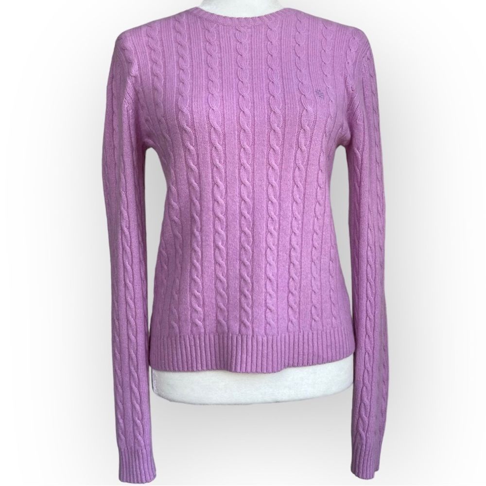 LAUREN Ralph Lauren 100% Cashmere Cable Knit Sweater - Large